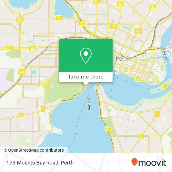 173 Mounts Bay Road map