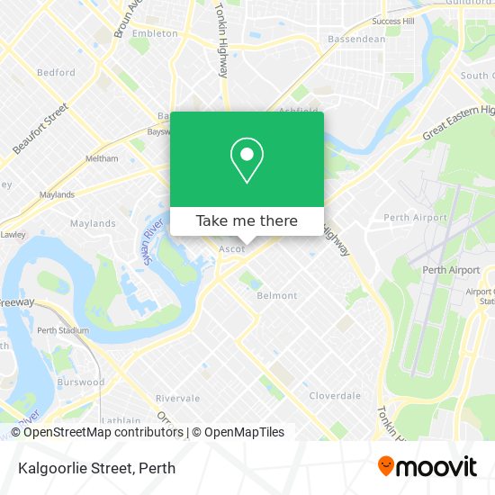 Mapa Kalgoorlie Street