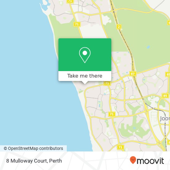 Mapa 8 Mulloway Court