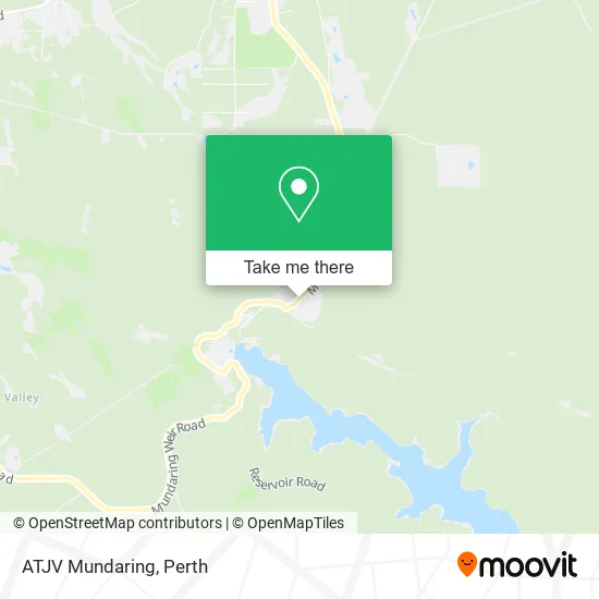 Mapa ATJV Mundaring