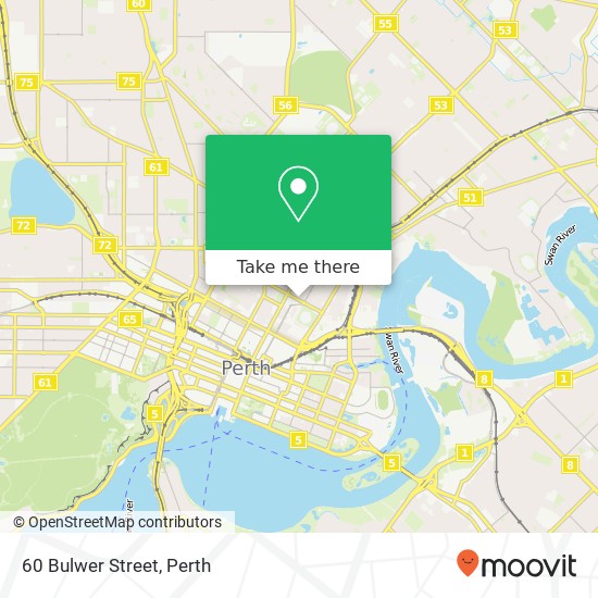 60 Bulwer Street map