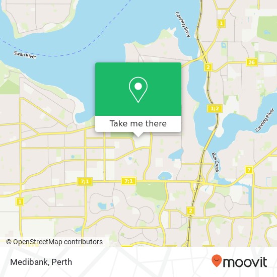 Medibank map