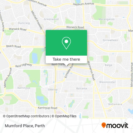 Mumford Place map