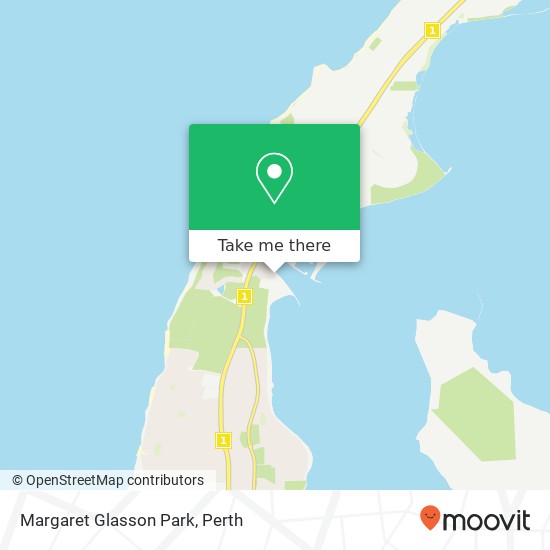 Mapa Margaret Glasson Park