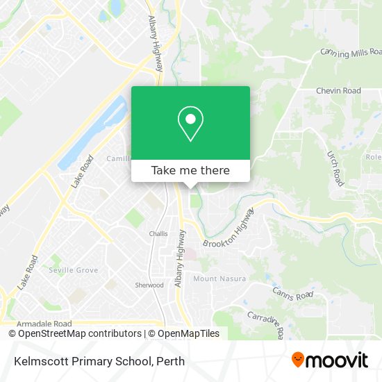 Kelmscott Primary School map