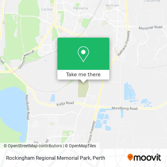 Rockingham Regional Memorial Park map