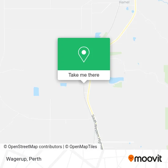 Mapa Wagerup