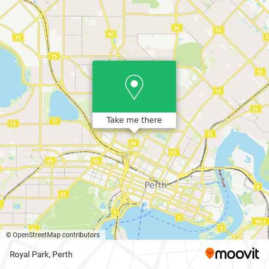 Royal Park map