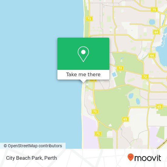City Beach Park map