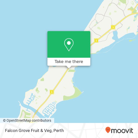 Mapa Falcon Grove Fruit & Veg