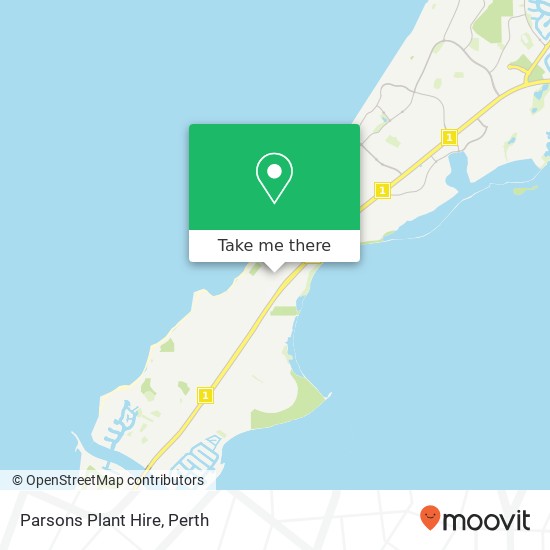 Parsons Plant Hire map