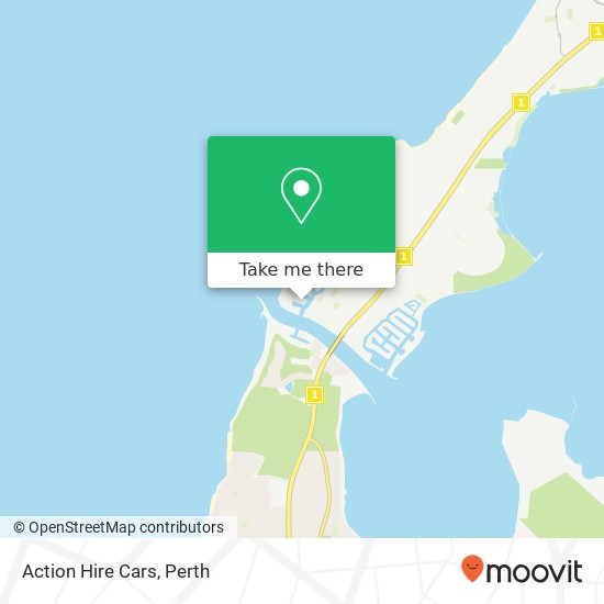 Action Hire Cars map