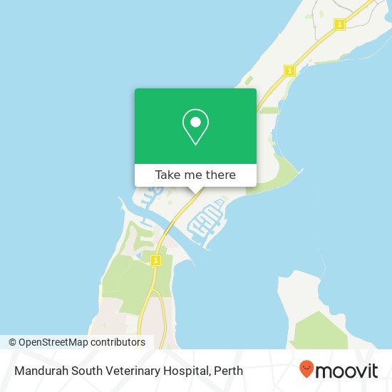 Mandurah South Veterinary Hospital map
