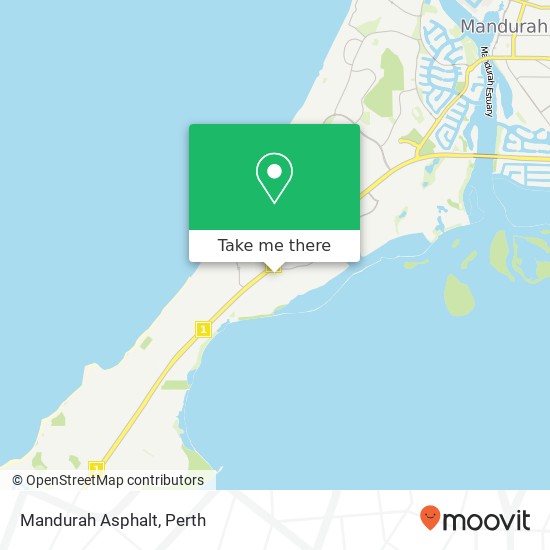 Mapa Mandurah Asphalt