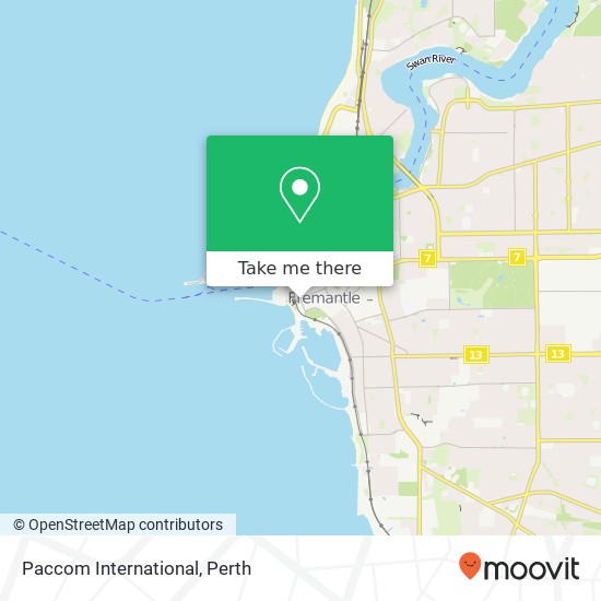 Paccom International map