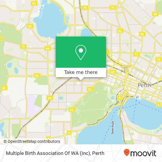 Mapa Multiple Birth Association Of WA (Inc)