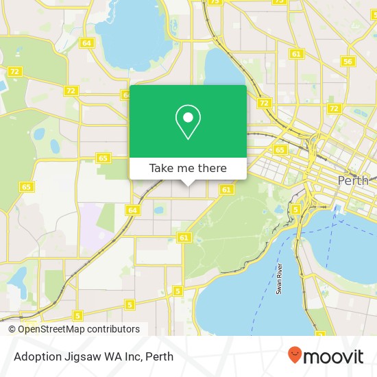 Adoption Jigsaw WA Inc map