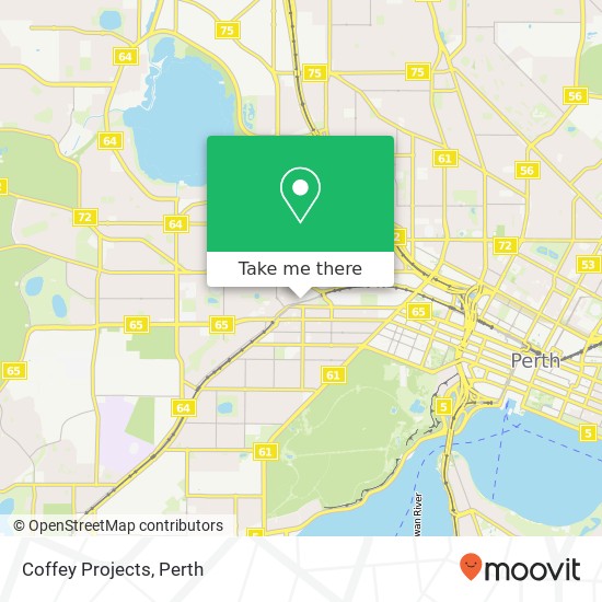 Coffey Projects map