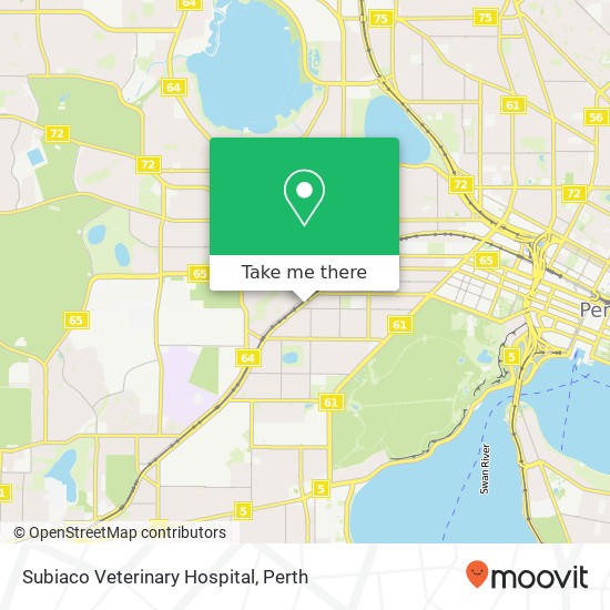 Subiaco Veterinary Hospital map