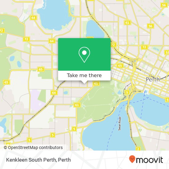 Kenkleen South Perth map