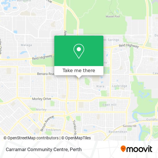 Carramar Community Centre map