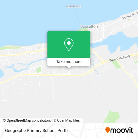 Mapa Geographe Primary School