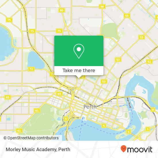 Morley Music Academy map
