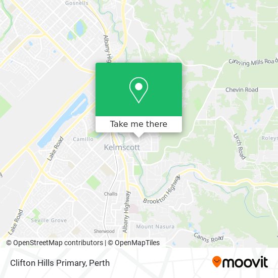 Clifton Hills Primary map