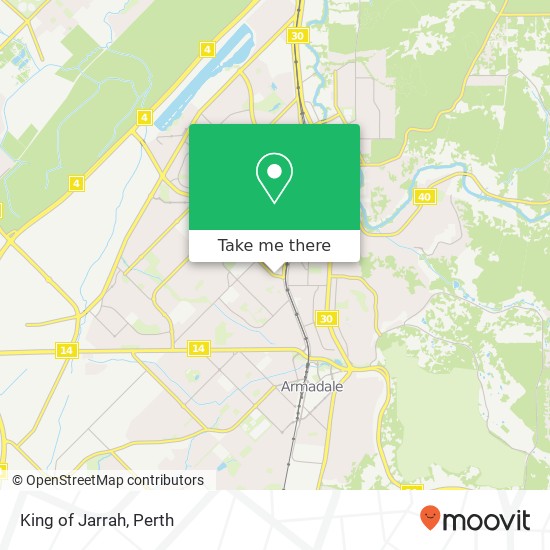 King of Jarrah map