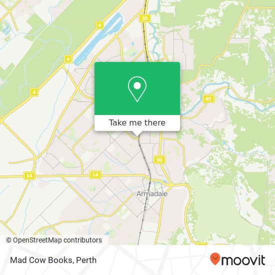 Mad Cow Books map