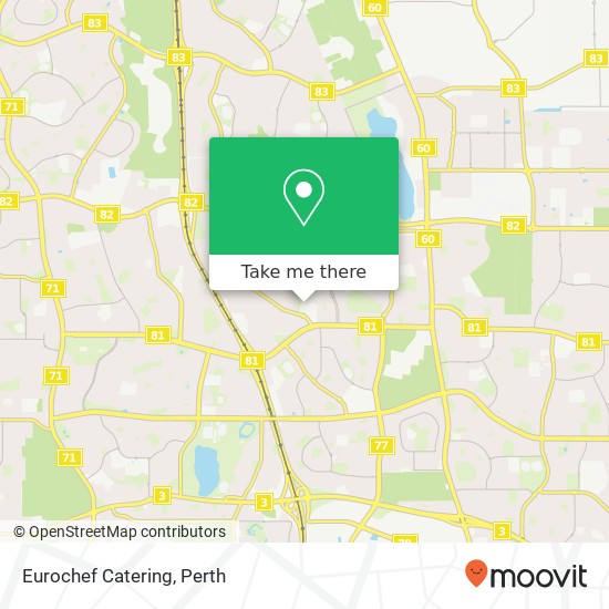 Eurochef Catering map