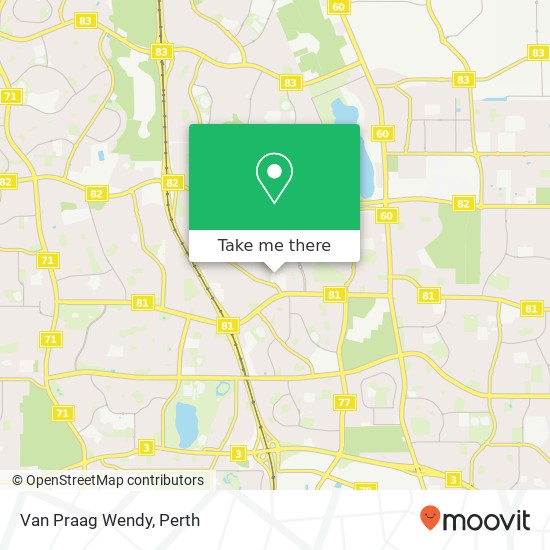 Mapa Van Praag Wendy