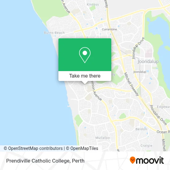 Mapa Prendiville Catholic College
