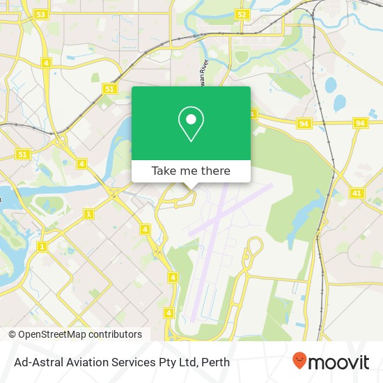 Mapa Ad-Astral Aviation Services Pty Ltd