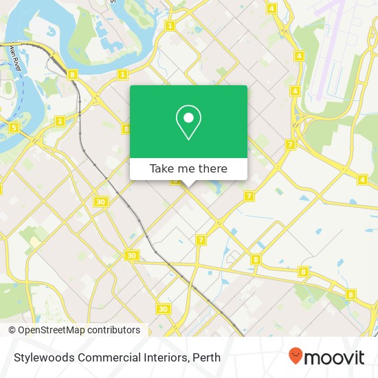 Stylewoods Commercial Interiors map