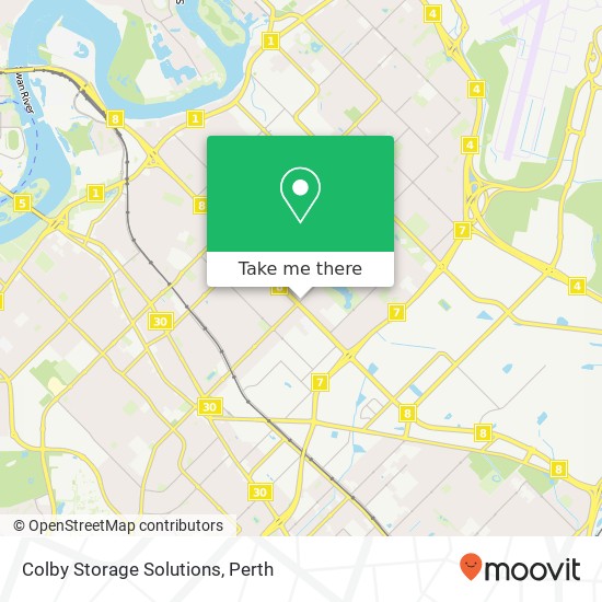 Colby Storage Solutions map