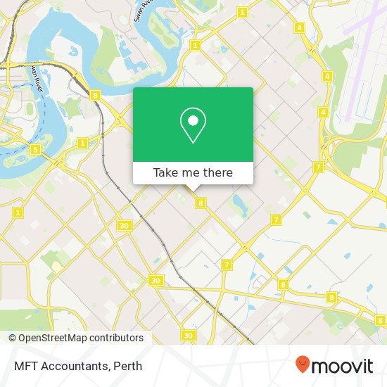 MFT Accountants map