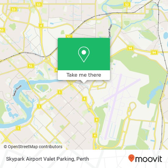 Skypark Airport Valet Parking map