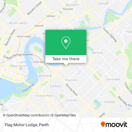 Flag Motor Lodge map