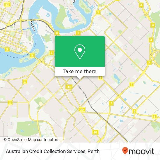 Australian Credit Collection Services map