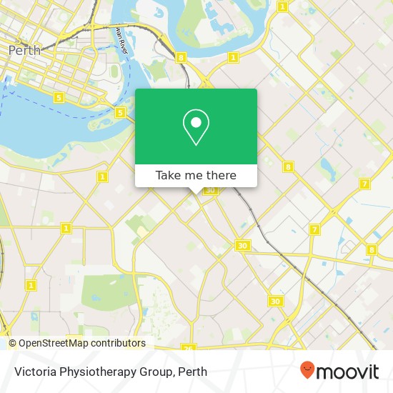 Victoria Physiotherapy Group map