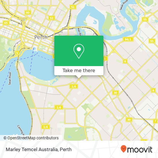 Marley Temcel Australia map