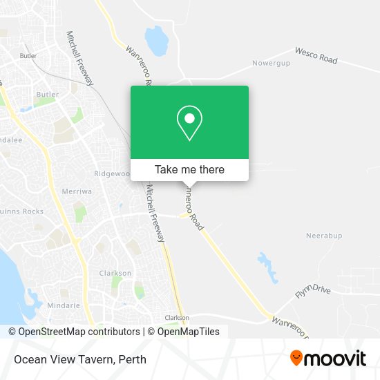 Ocean View Tavern map