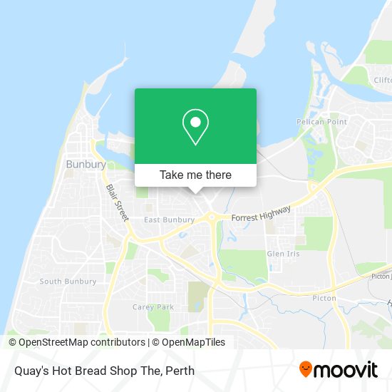 Quay's Hot Bread Shop The map