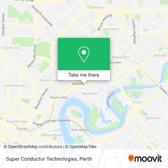 Super Conductor Technologies map