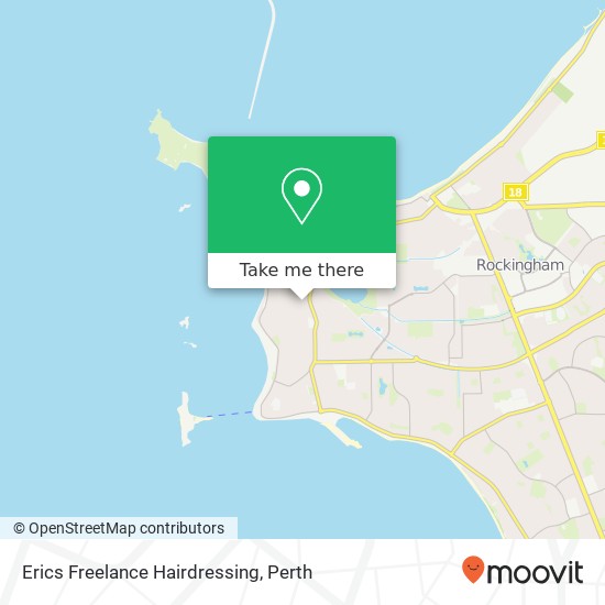 Erics Freelance Hairdressing map