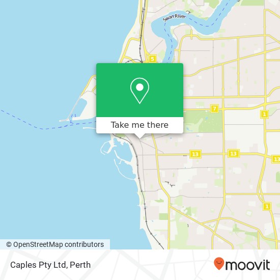 Caples Pty Ltd map