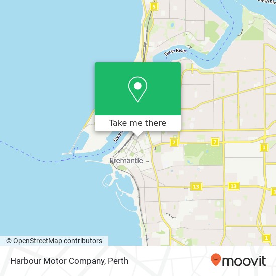 Mapa Harbour Motor Company