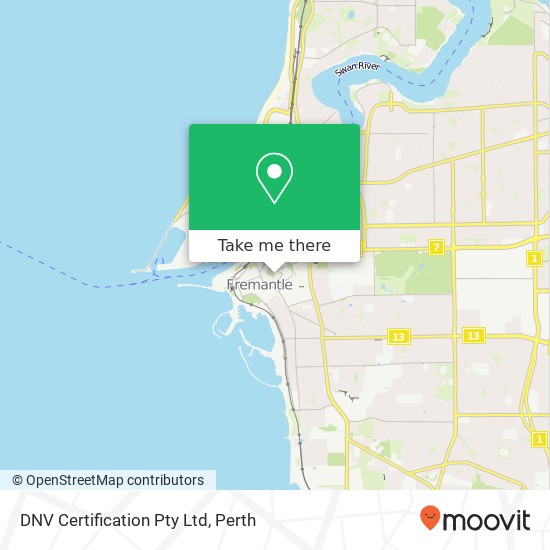 DNV Certification Pty Ltd map