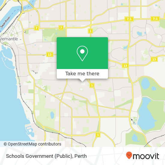 Schools Government (Public) map